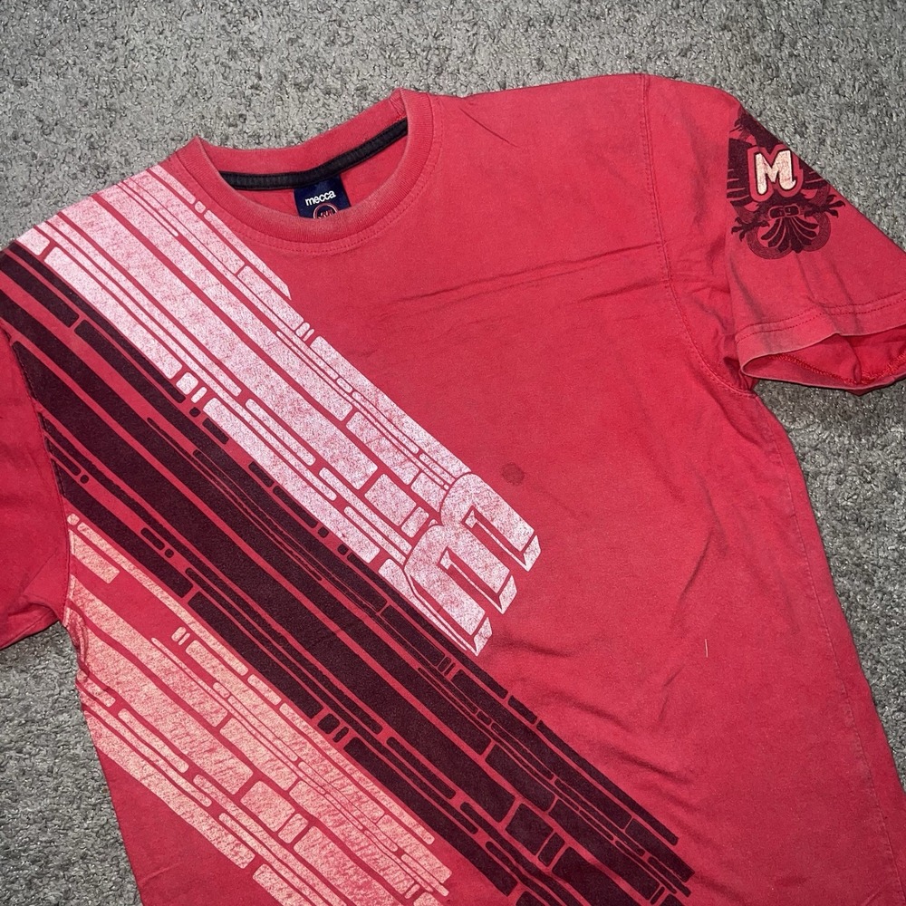 Vintage Y2K 90's Mecca Shirt‎ Mens Medium Short Sleeve Mecca Hip Hop